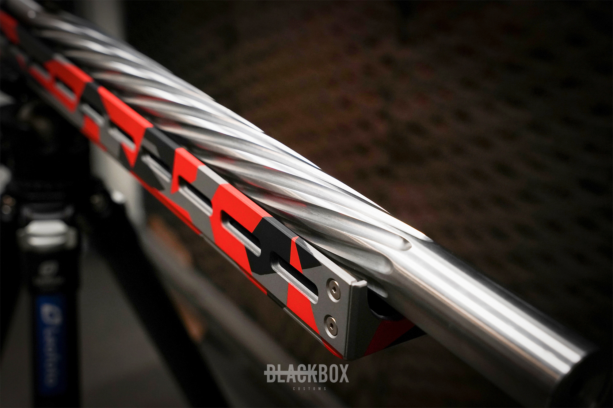 Splinter Camo Bolt Action featuring Firehouse Red | Cerakote