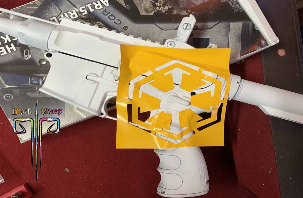 Custom Storm Rifle AR-15 Storm Trooper Themed Rifle w/ Micro Slick BCG | Cerakote