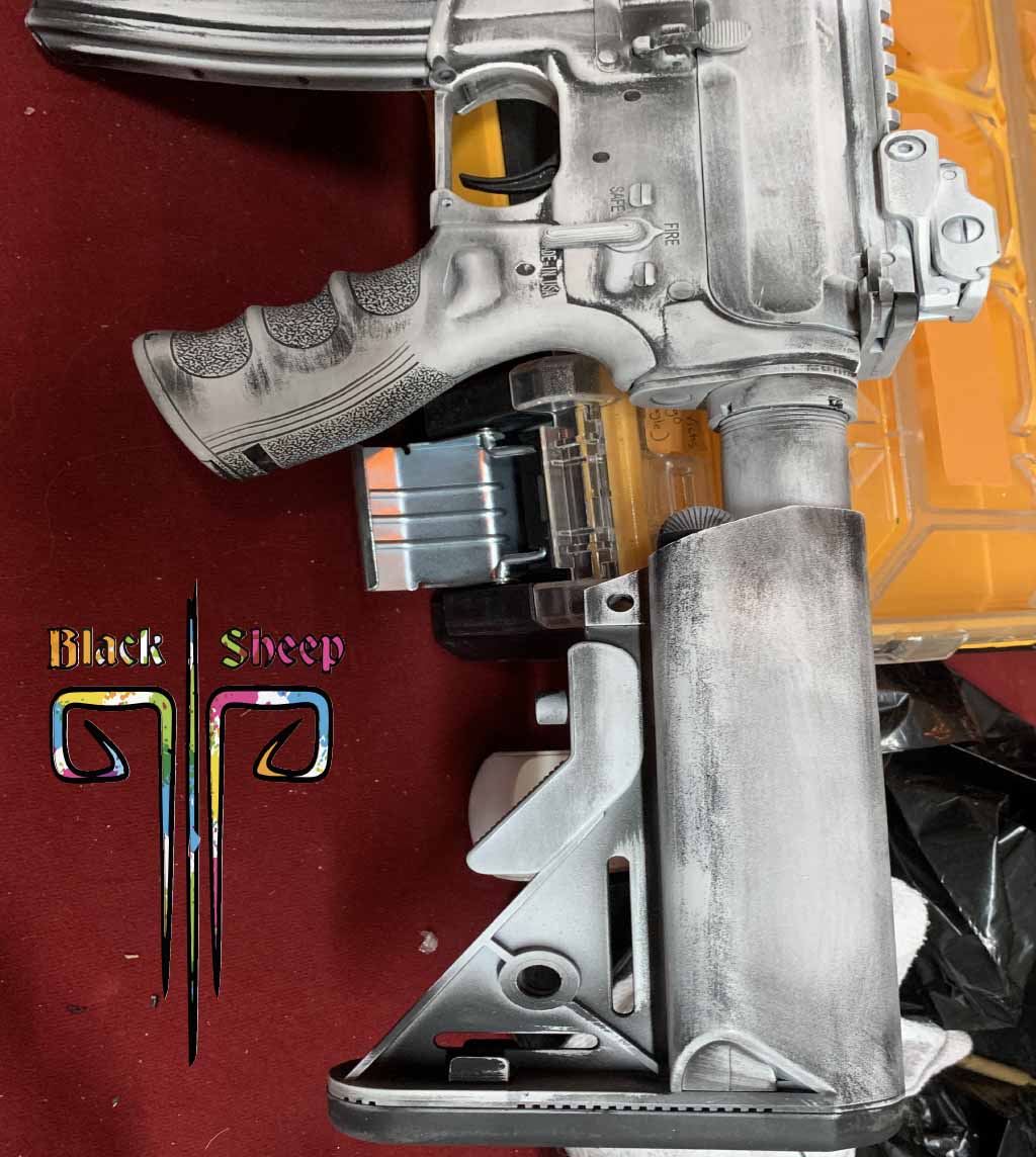 Custom Storm Rifle AR-15 Storm Trooper Themed Rifle w/ Micro Slick BCG | Cerakote