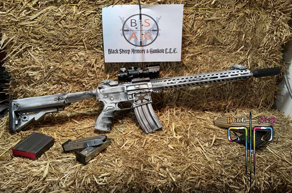 Custom Storm Rifle AR-15 Storm Trooper Themed Rifle w/ Micro Slick BCG | Cerakote