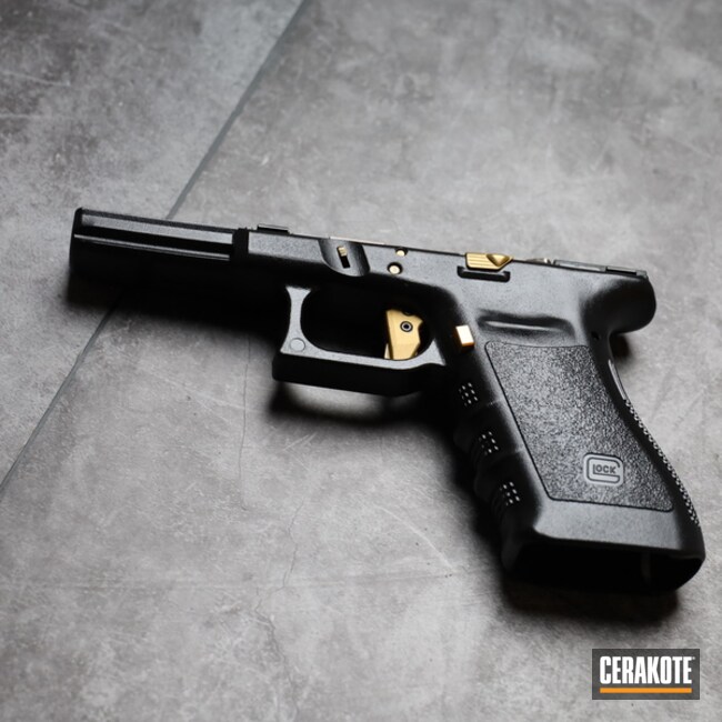 Custom Gloss Black Glock Frame | Cerakote