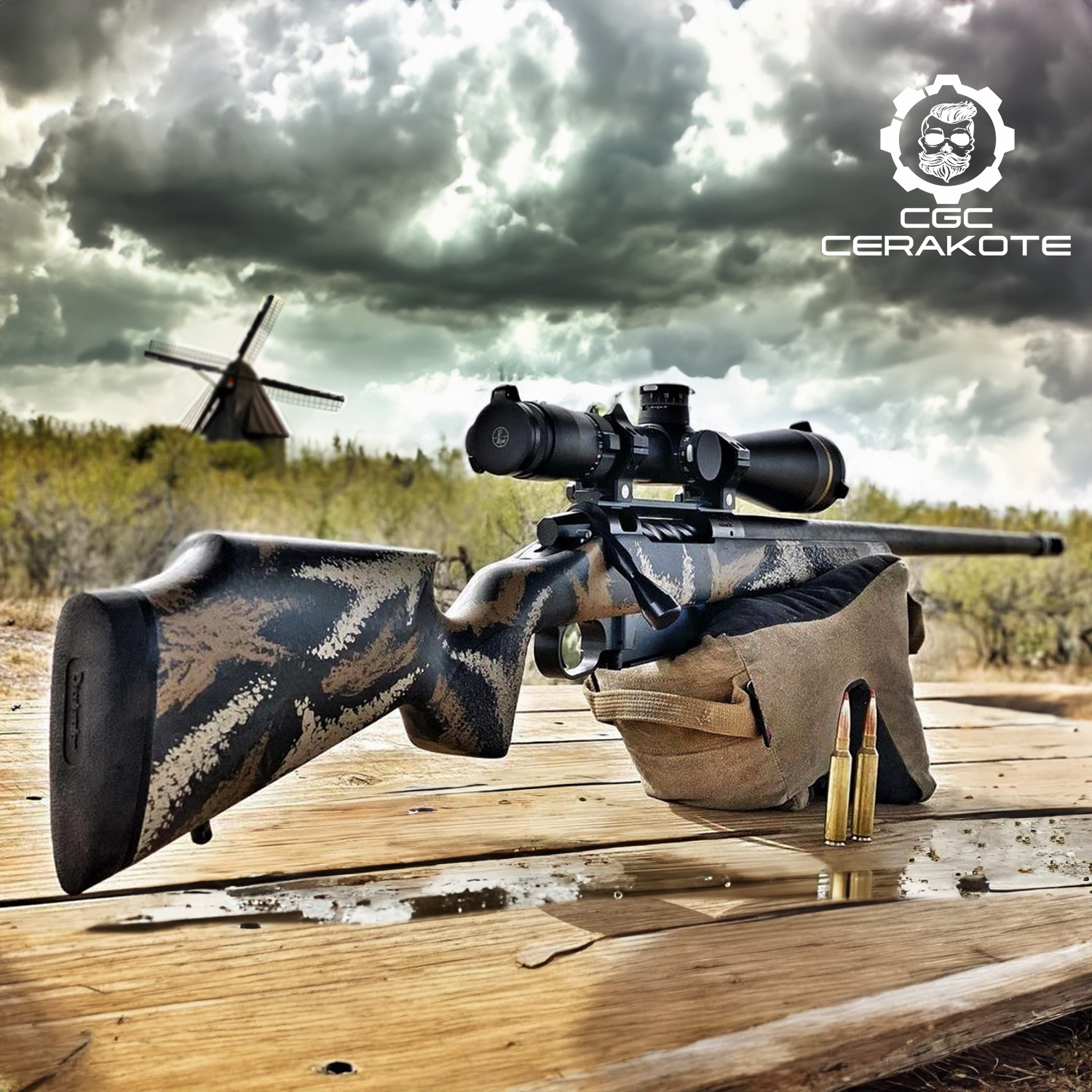 Custom Sage Precision Bolt Action Rifle | Cerakote