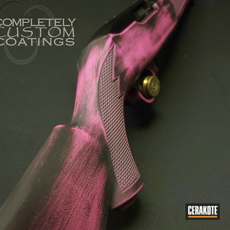 Powder Coating: Graphite Black H-146,Distressed,S.H.O.T,Girls Gun,Ruger,Ruger 10/22,Prison Pink H-141