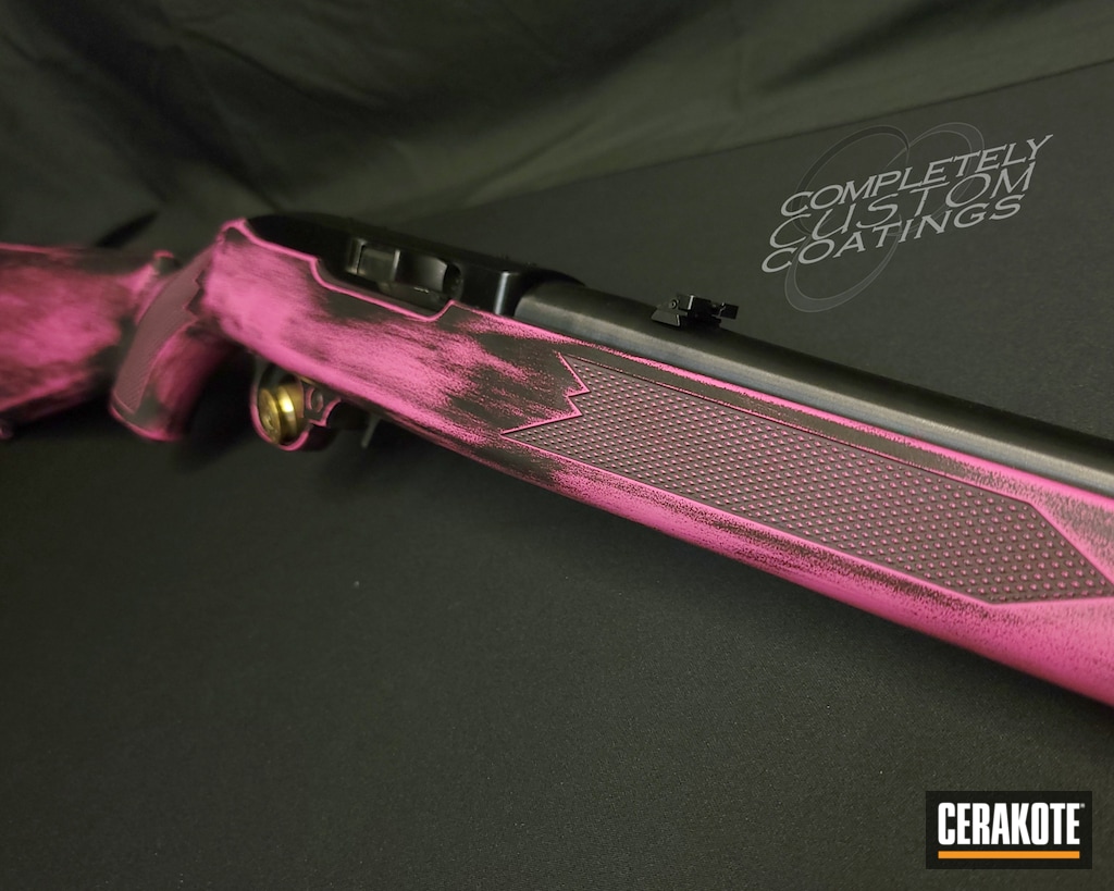 Pink Camo 22 Rifle