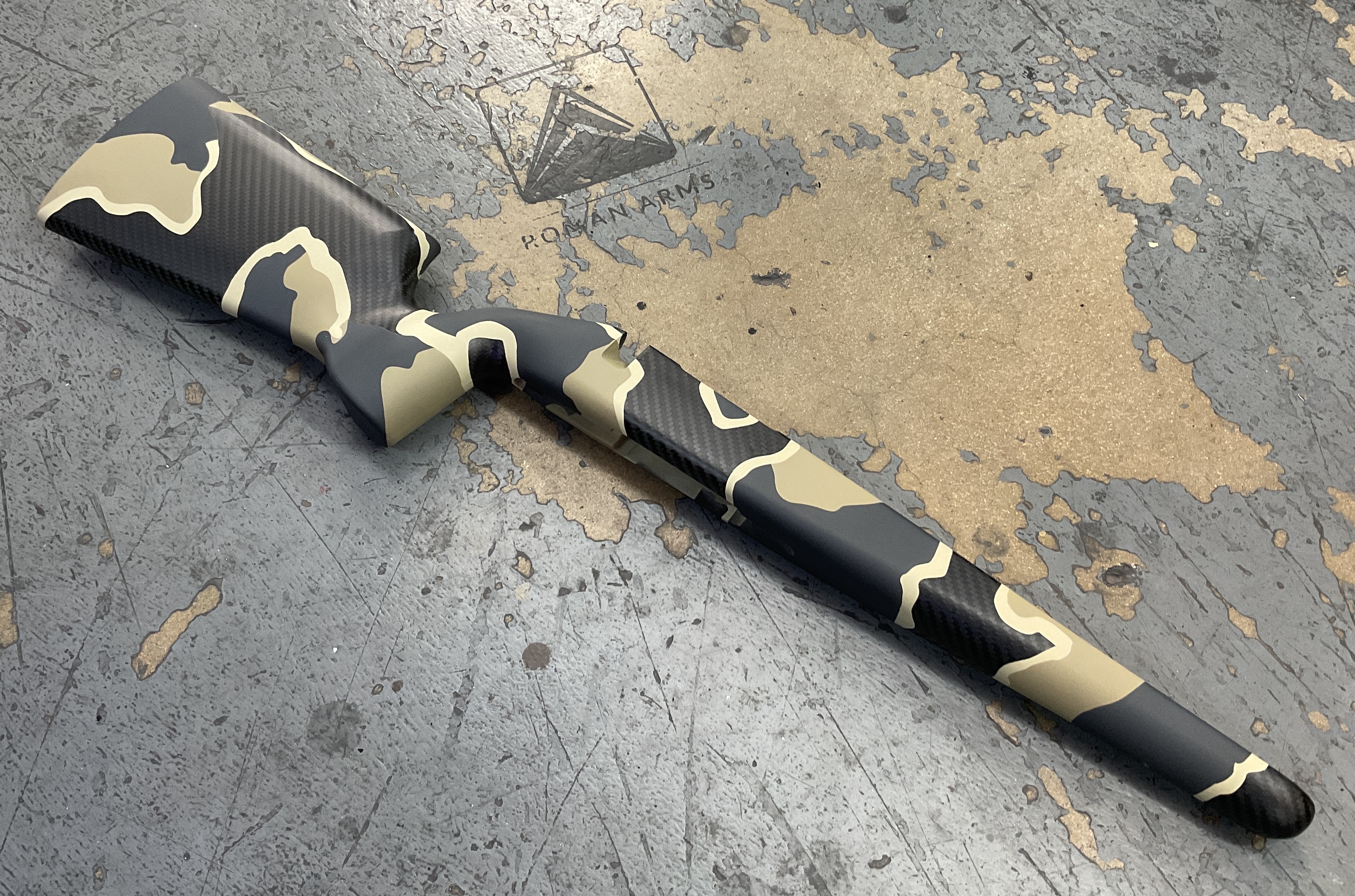 Bolt Action Rifle finished with FS Brown Sand, Benelli® Sand and Sniper ...