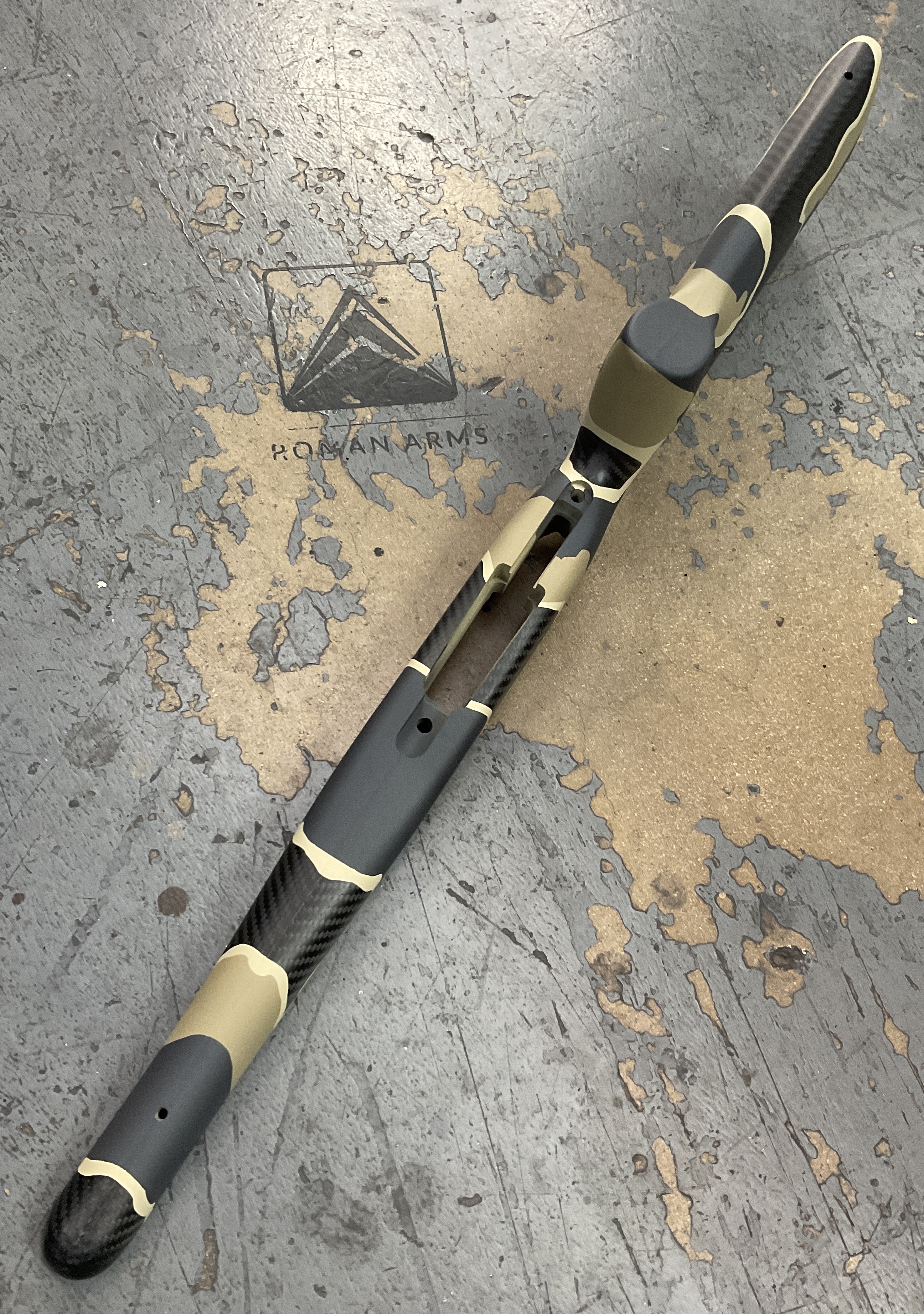 Bolt Action Rifle finished with FS Brown Sand, Benelli® Sand and Sniper ...