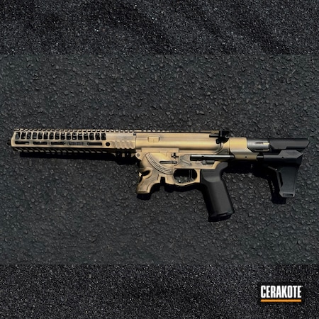 Powder Coating: Spartan Lower,Graphite Black H-146,S.H.O.T,Spartan,Spikes Tactical Lower,Burnt Bronze H-148