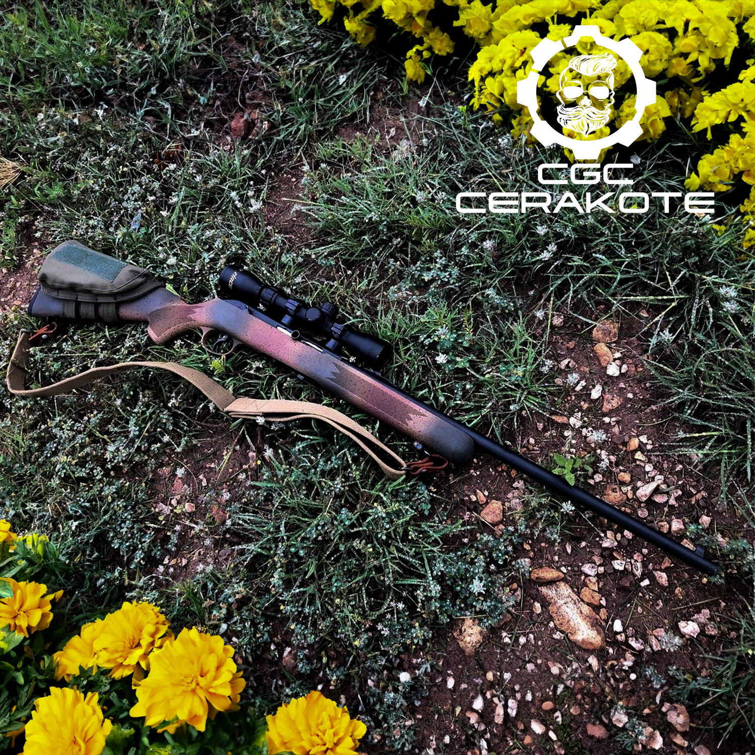 Savage 64 Bolt Action Rifle - Custom Camo | Cerakote