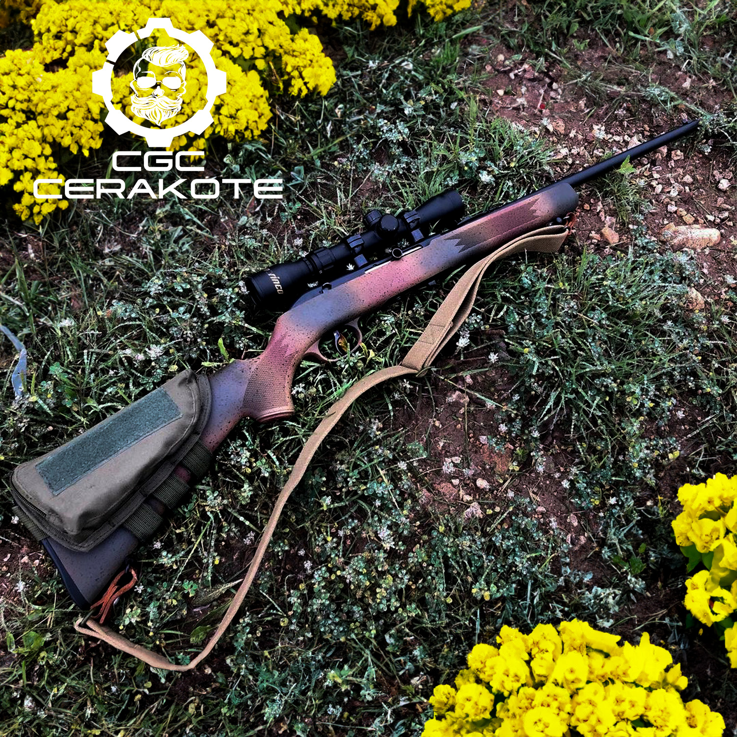 Savage 64 Bolt Action Rifle - Custom Camo | Cerakote