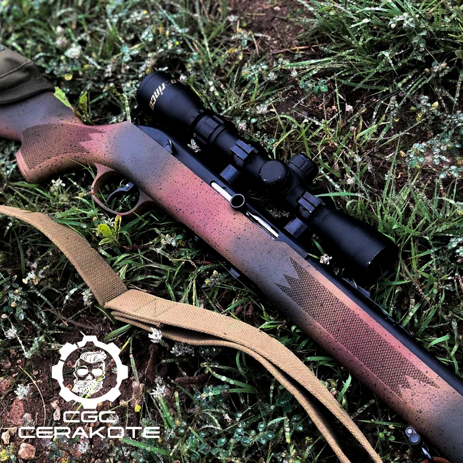 Savage 64 Bolt Action Rifle - Custom Camo | Cerakote