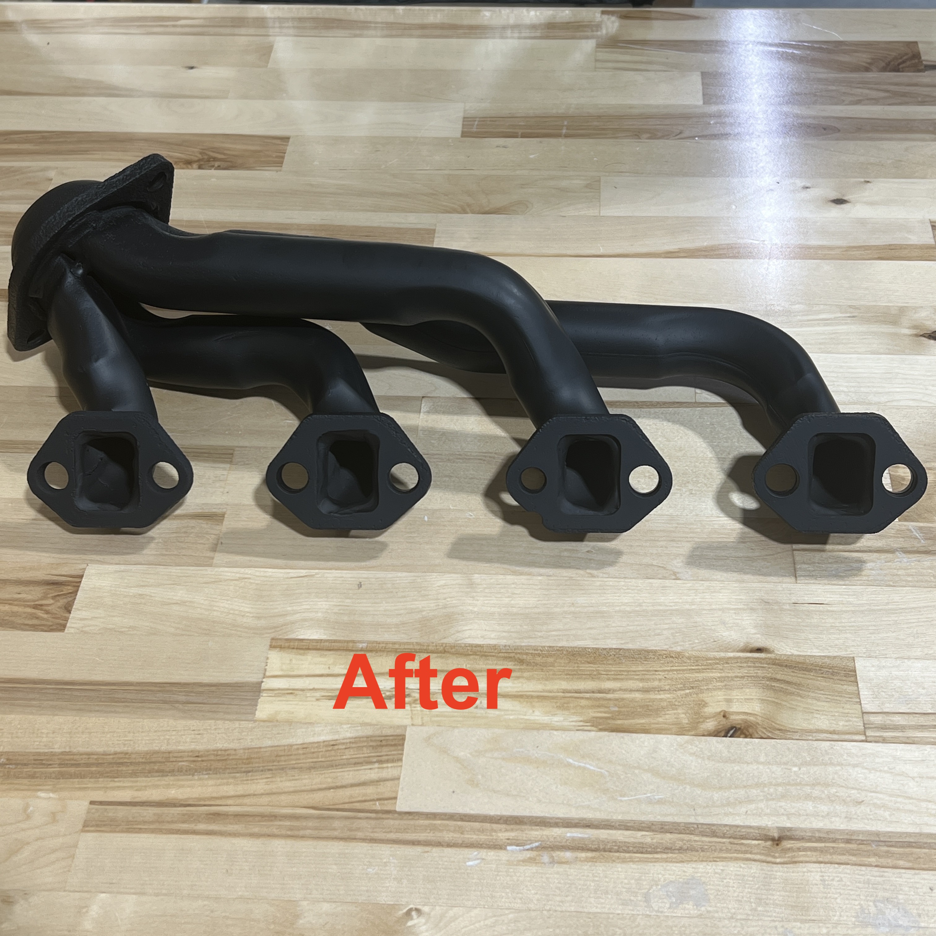 Short Header Engine Black High Temp V8 Short Tube Headers | Cerakote