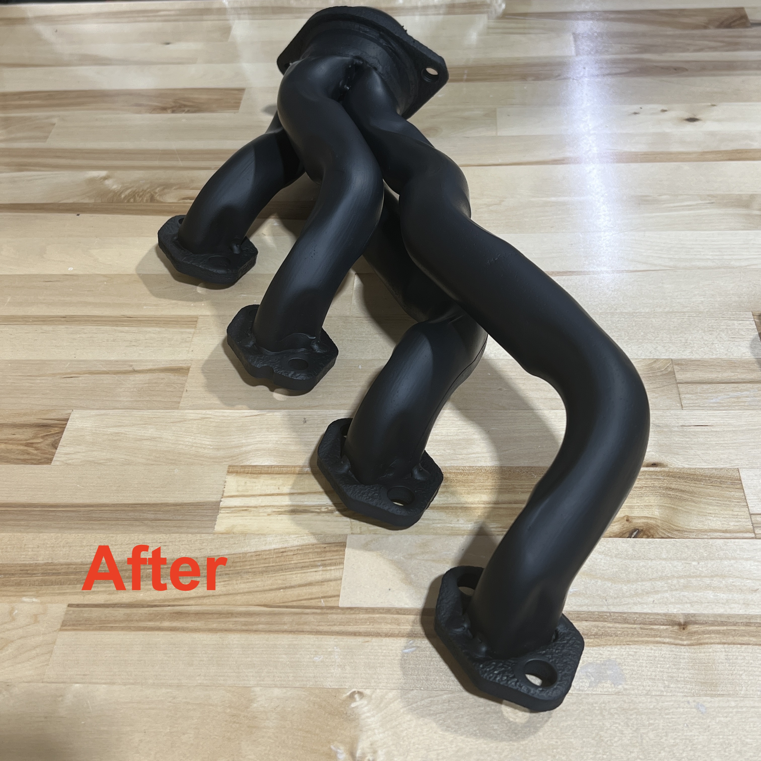 Short Header Engine Black High Temp V8 Short Tube Headers | Cerakote