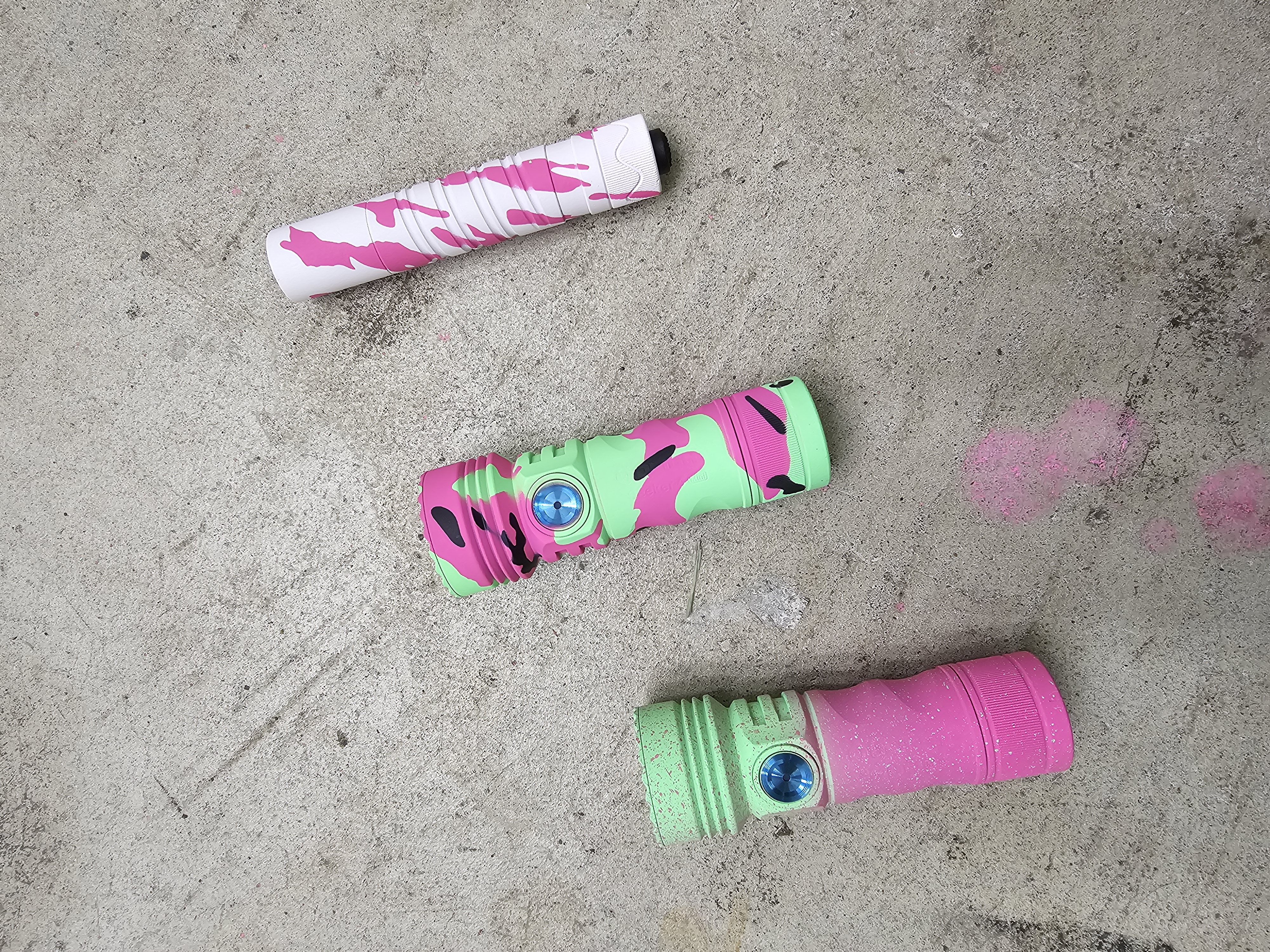 Flashlight Customization Kit Sample Custom Camo Olight Flashlights | Cerakote