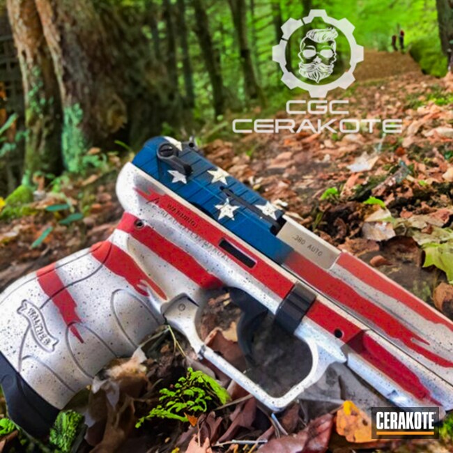 American Flag Themed Walther Pistol