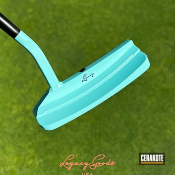 Legacy Goods Cnc Milled Putter Coated In Robin's Egg Blue