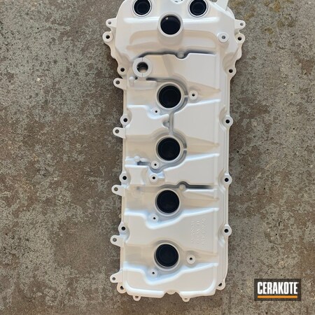 Powder Coating: Cerakote,Bright White C-140,Automotive,Valve Covers,Automotive Parts