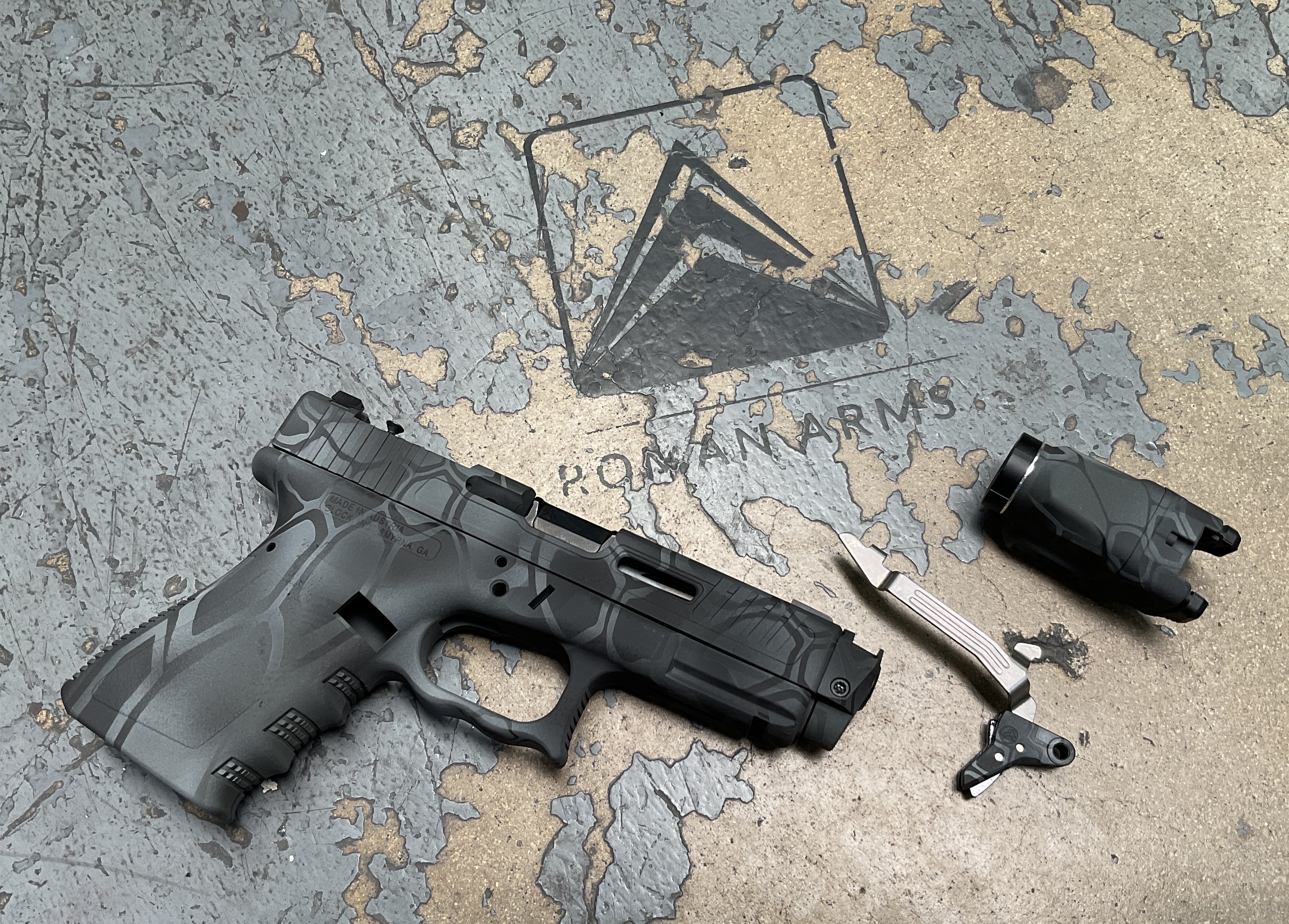 Charizard Glock Glock In Kryptek Camo featuring Armor Black, Sig™ Dark Grey and Bull ...