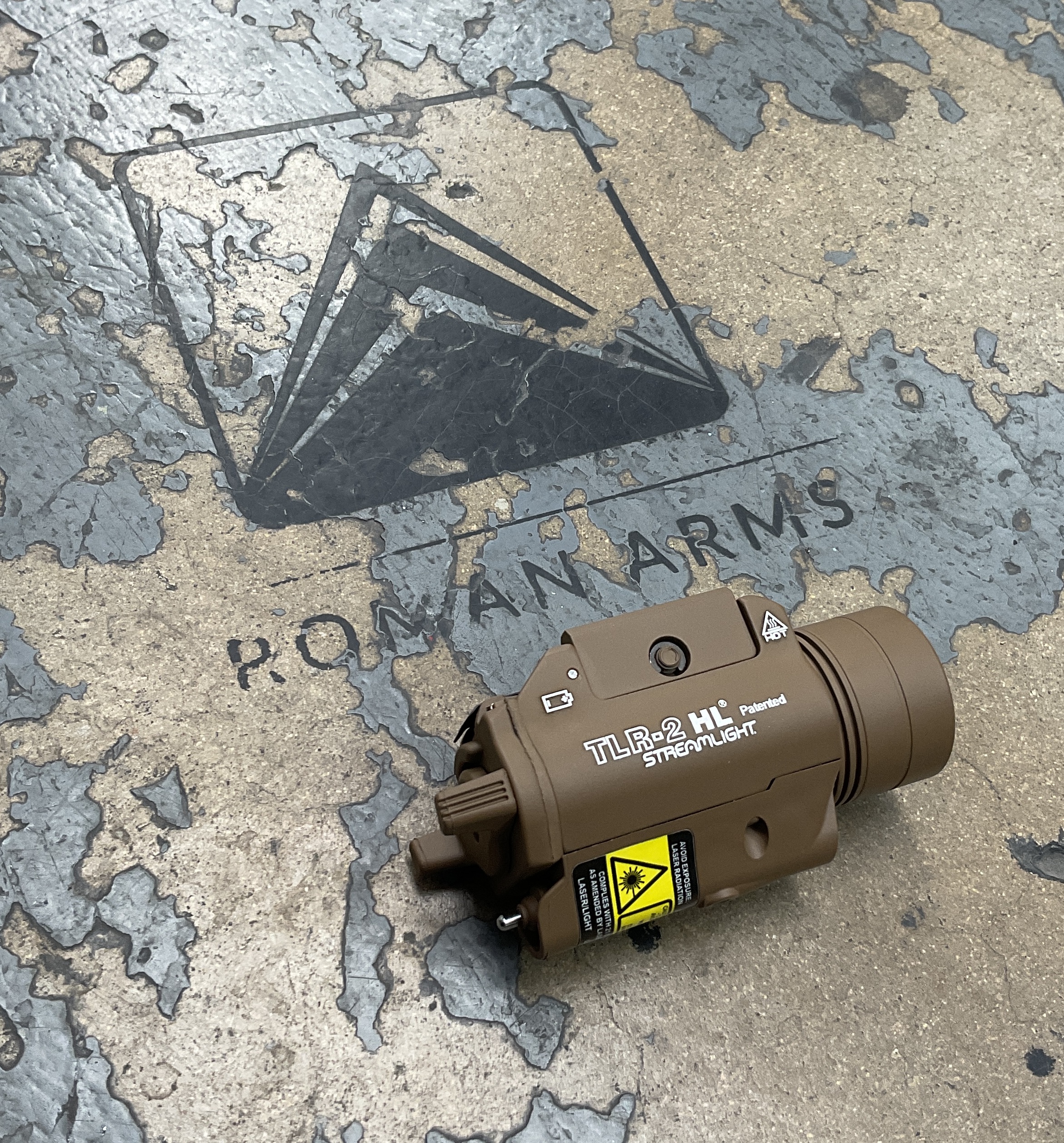 Streamlight done in a Troy® Coyote Tan Finish | Cerakote