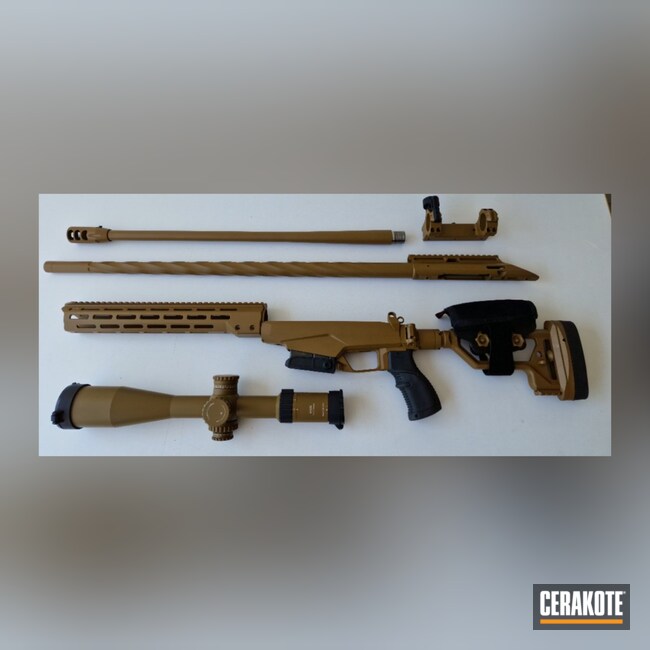 Cerakoted: S.H.O.T,Rifle,BARRETT® BROWN H-269,Tikka,Tikka TAC-A1