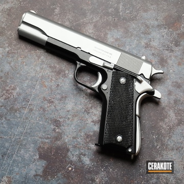 Silver And Black 1911
