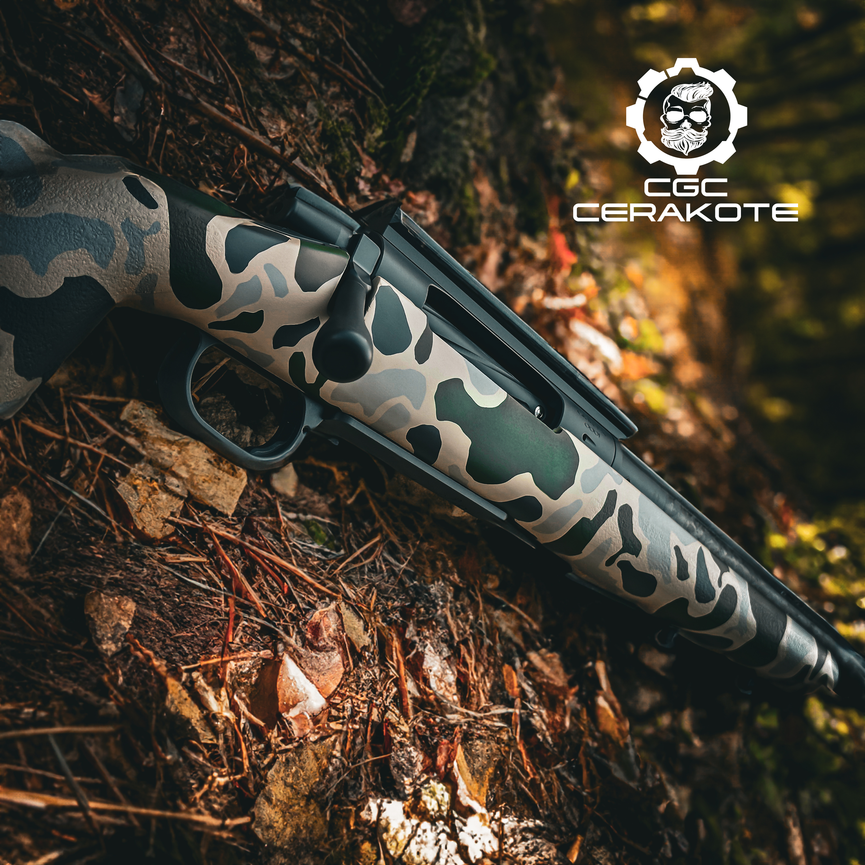 Bolt Action rifle - Custom Cerakote and Camo | Cerakote