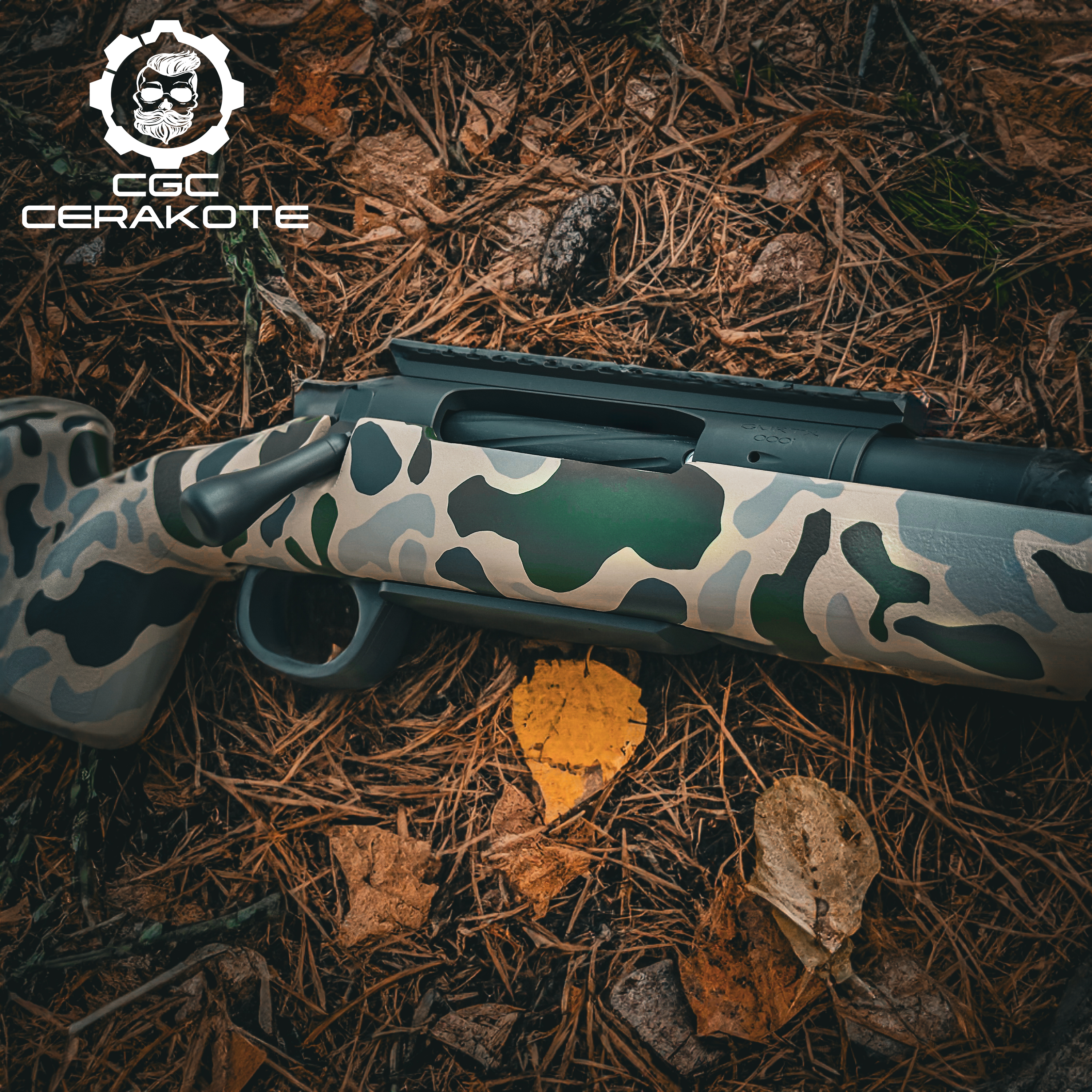 Bolt Action rifle - Custom Cerakote and Camo | Cerakote