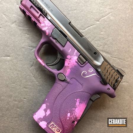 Powder Coating: ROSE GOLD H-327,Smith & Wesson M&P,Smith & Wesson,Smith & Wesson M&P Shield,Sangria H-348,S.H.O.T,Periwinkle H-357,Periwinkle,BLACK CHERRY H-319,Smith & Wesson M&P Shield EZ,Prison Pink H-141