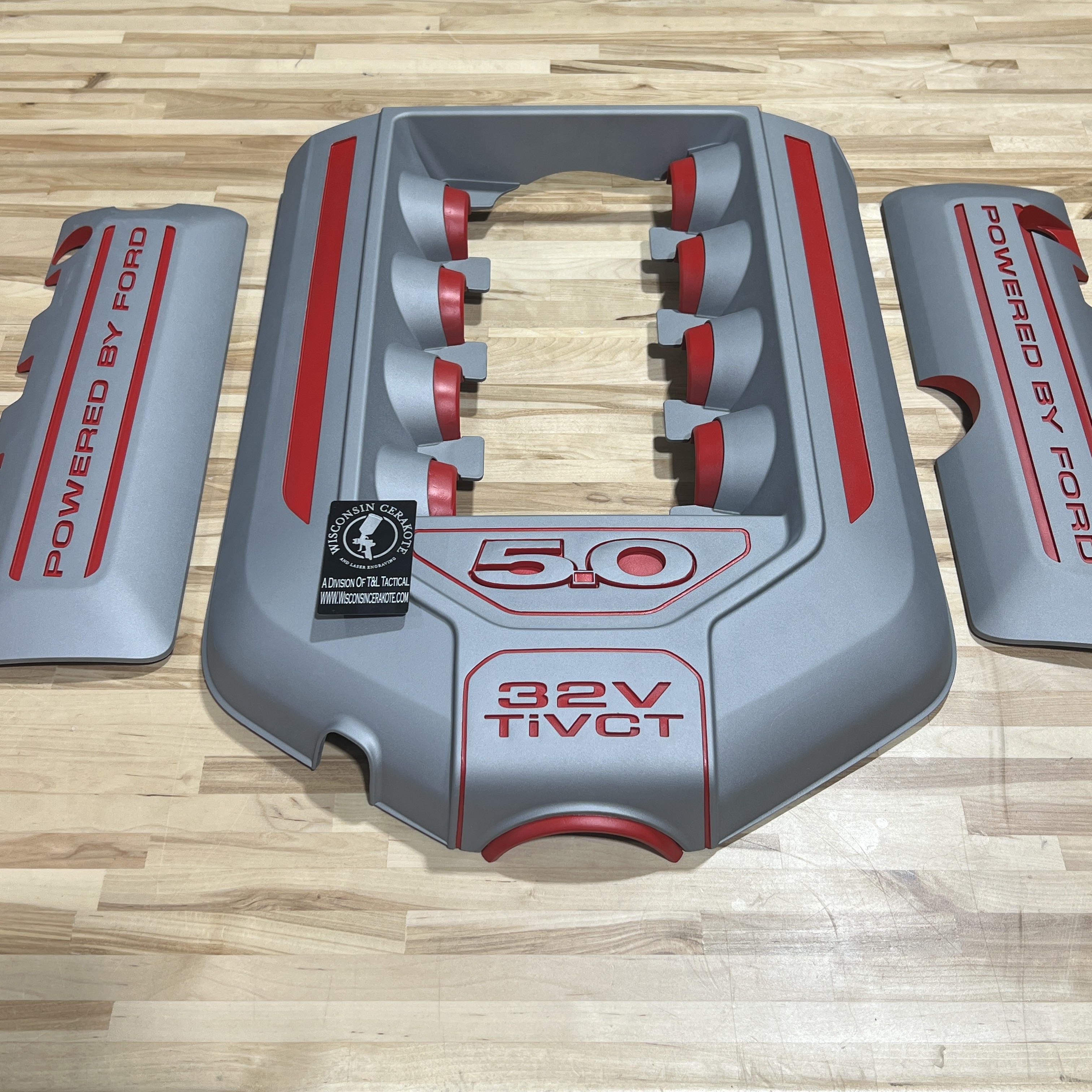 Ford Mustang Engine Covers | Cerakote
