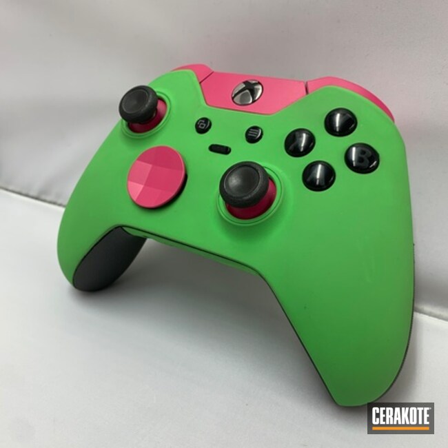 Xbox Controller Coated With Cerakote In H-224 And H-351