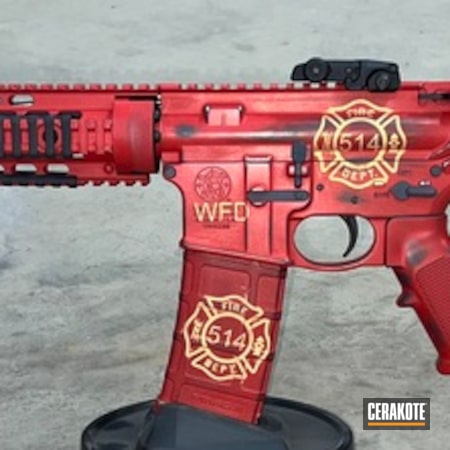 Powder Coating: GLOCK® GREY H-184,AR Rifle,S.H.O.T,Gold H-122,Firefighter,FIREHOUSE RED H-216,AR-15