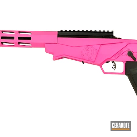 Powder Coating: S.H.O.T,Certified Applicator,Ruger Precision Rimfire,For the Girls,Prison Pink H-141