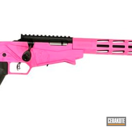 Powder Coating: S.H.O.T,Certified Applicator,Ruger Precision Rimfire,For the Girls,Prison Pink H-141
