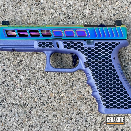Powder Coating: CRUSHED ORCHID H-314,S.H.O.T,Pistol,G17,Glock 17