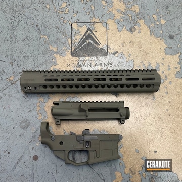 Upper / Lower / Handguard Coated With Cerakote In H-232