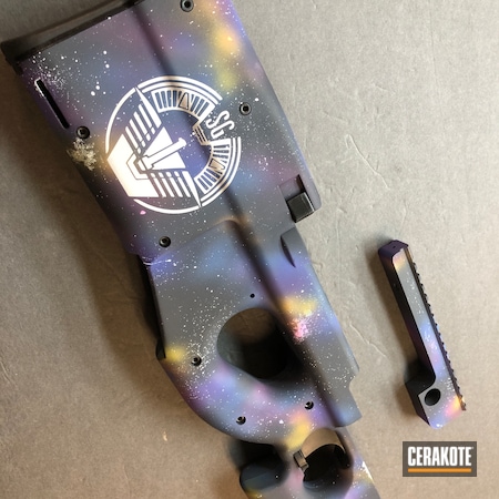 Powder Coating: MAGPUL® STEALTH GREY H-188,Stargate,Stargate SG-1,5.7x28,PDW,5.7,FN,Periwinkle H-357,PS90,NRA Blue H-171,Cosmic,FNH,Stormtrooper White H-297,Burnt Bronze H-148,Space,Satin Aluminum H-151,P90,Prison Pink H-141,Sangria H-348,FN Herstal,SUNFLOWER H-317,Galaxy