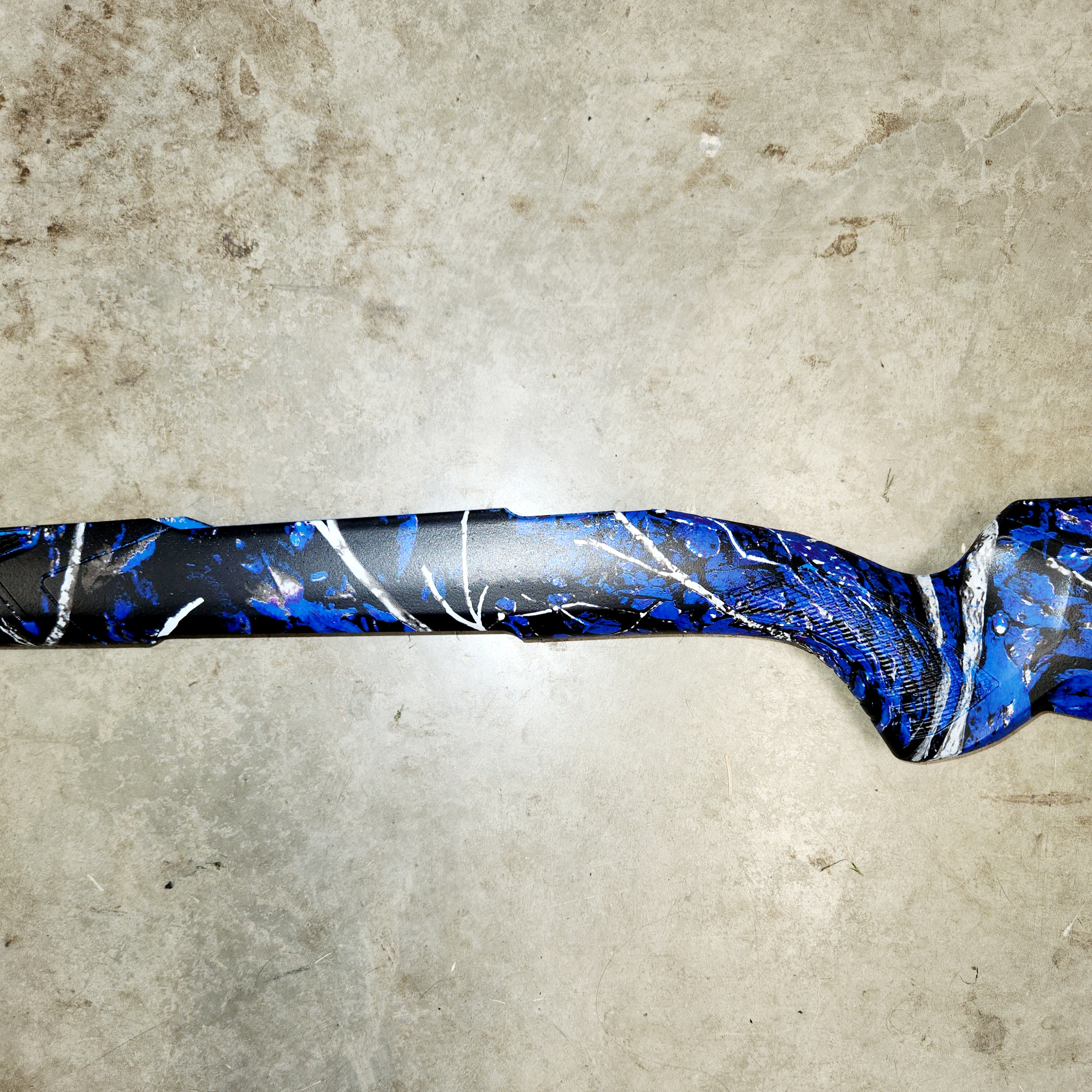 Hydrographics Rifle Rifle Stock finished in H-171 and H-301 | Cerakote