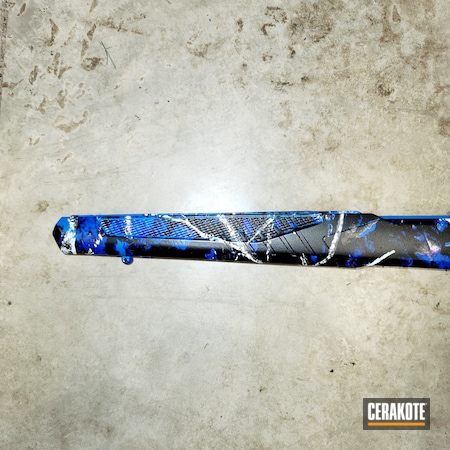 Powder Coating: S.H.O.T,Hydrographics,Rifle Stock,NRA Blue H-171,MATTE ARMOR CLEAR H-301