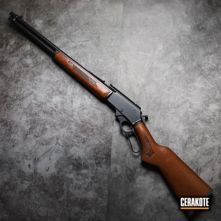 Powder Coating: BLACKOUT E-100,Marlin 30-30,Marlin,S.H.O.T,Lever Action Rifle,Lever Action,Rifle