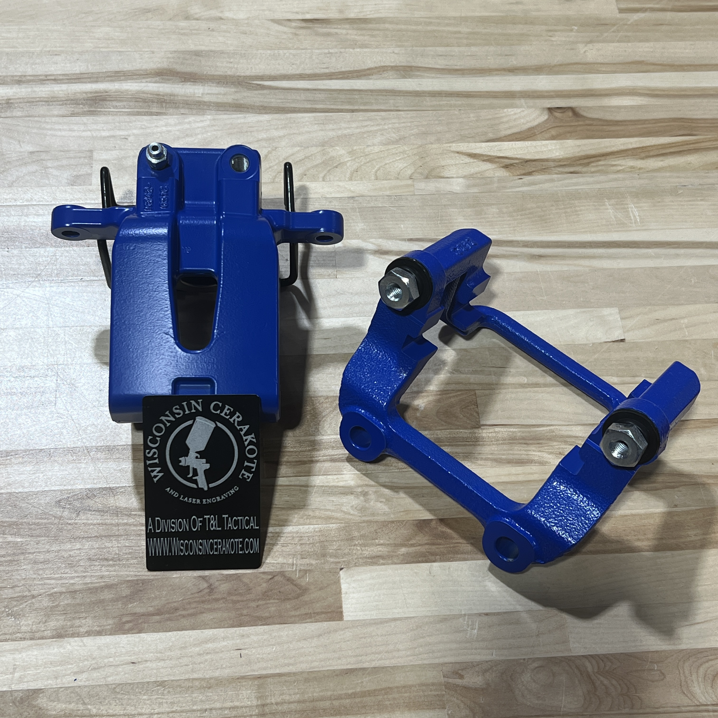 Calipers Blue Color Blue Flame Dodge Challenger Brakes Calipers | Cerakote