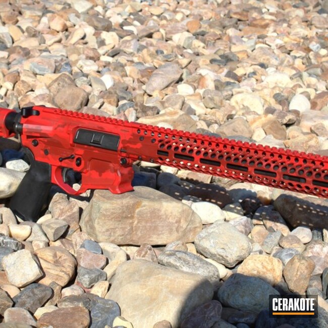Red Multicam 903 Coated With Cerakote
