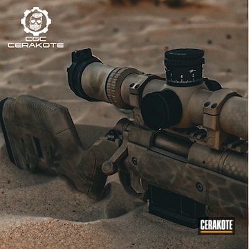 Tactical Bolt Action Rifle - Custom Camo