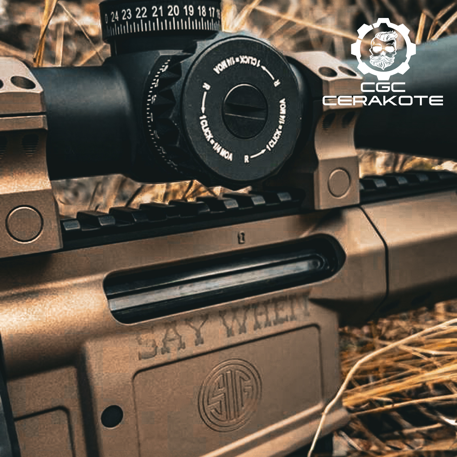 Bolt Action Rifle - Smoked Bronze | Cerakote