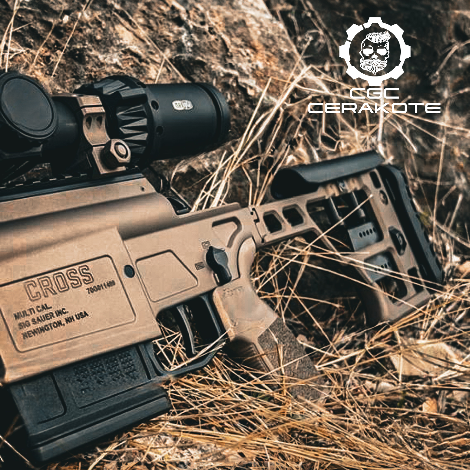 Bolt Action Rifle - Smoked Bronze | Cerakote