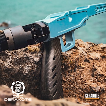 Bolt Action Rifle Chassis - Sea Blue