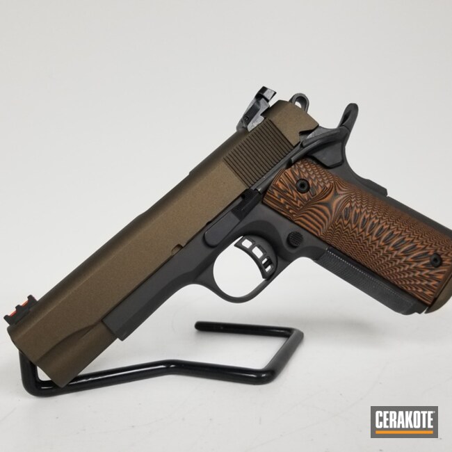 Rock Island Armory 1911 Coated With Cerakote In H-294