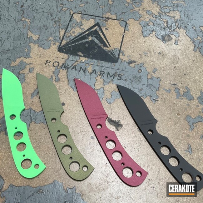 Hunting Knives Coated With Cerakote
