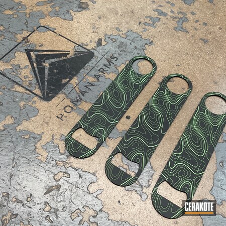 Powder Coating: Laser Engrave,Topographical Map,Topo Camo,Accessories,Laser,Custom Bottle Opener,Graphite Black H-146,Two Tone,Custom Cerakote,Father of the Year,Topographic Camo,Topographical,Gift Ideas,Engraved,Two Color,Grooms Men Gift,Tactical,Bottle Opener,Groom Gifts,Custom Camo,Gifts,Gift Idea for Men,Laser Engraved,Custom,PARAKEET GREEN H-331,Graphics,Engraving,Tactical Accessory,Father,barbecues,Gift Idea for Women,Gift,Topoflage