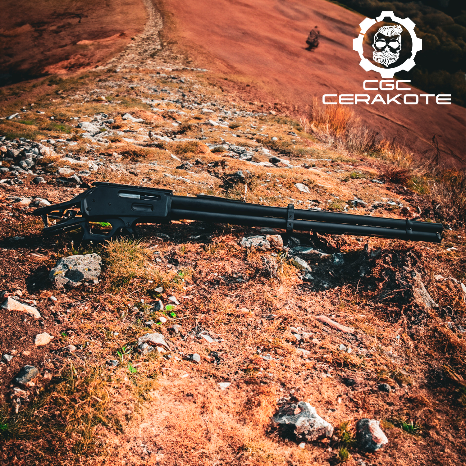 Graphite Apllicator Lever Action Rifle - Graphite Black | Cerakote
