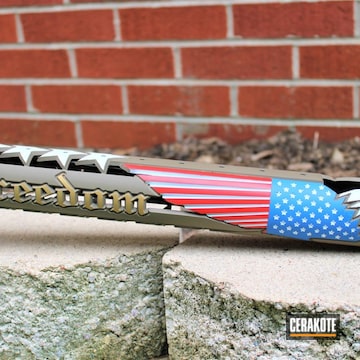 Snow White, Usmc Red, Nra Blue, Gold And Magpul® Flat Dark Earth Unique Ar's Handguard 