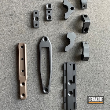 Gun Parts Coated With Cerakote In Fx-106, H-258 And H-146